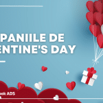 Banner campaniile de valentines day in facebook ads